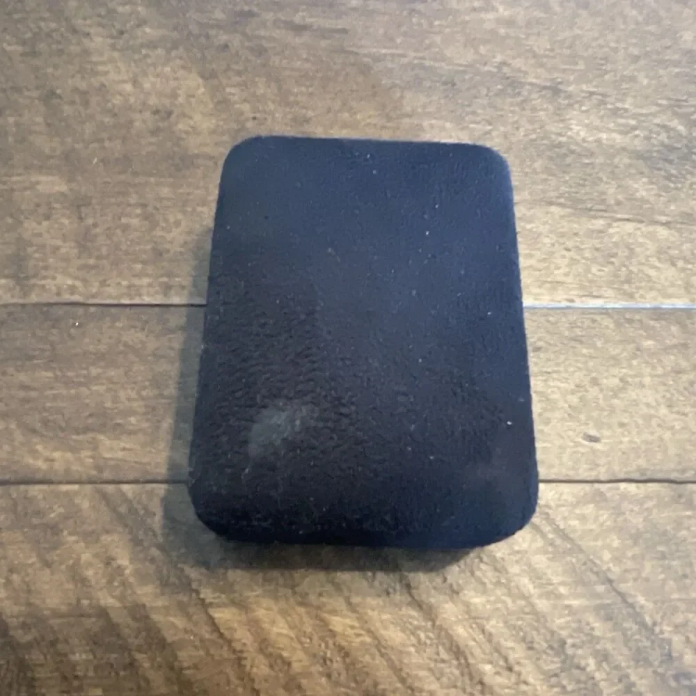 Vintage TIFFANY & Co. Black Suede Jewelry Necklace Presentation Box